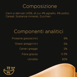 Salsa Cibo per Gatti al Gusto Agnello e Pollo Sheba