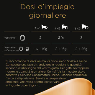 Cibo Umido per Gatti al Gusto Vitello e Pollo Sheba 22x