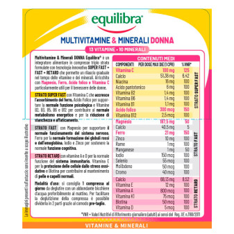 Equilibra Multivitamine & Minerali Donna Integratore