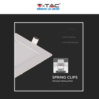 VT-307 Mini Pannello LED SMD Quadrato 3W da Incasso V-Tac