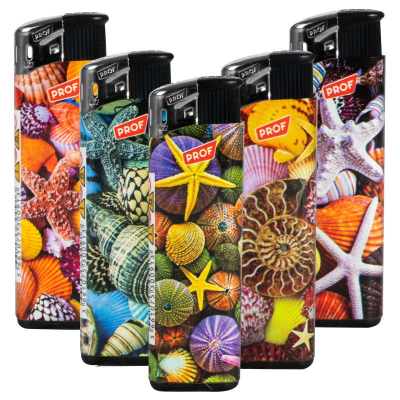 Accendini Elettronici Prof Fantasia Shellfish Serie da 5