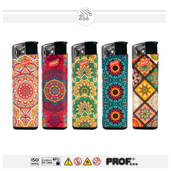 Accendini Elettronici Prof Fantasia Mandala Box da 50