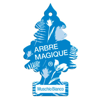 Profumatore Solido Auto Muschio Bianco Arbre Magique