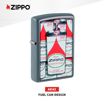 Accendino Zippo mod. 48142 Fuel Can Design Ricaricabile Antivento