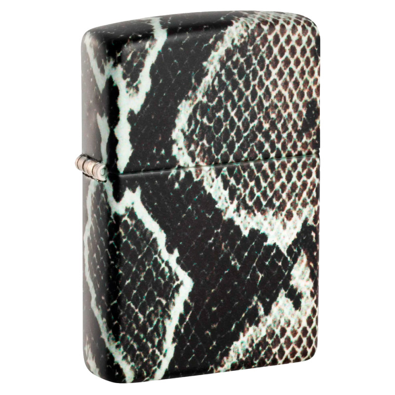 Accendino Zippo Premium 48231 Snake Skin Design Ricaricabile Antivento