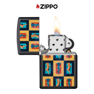 Accendino Zippo mod. 48233 Playboy Ricaricabile Antivento