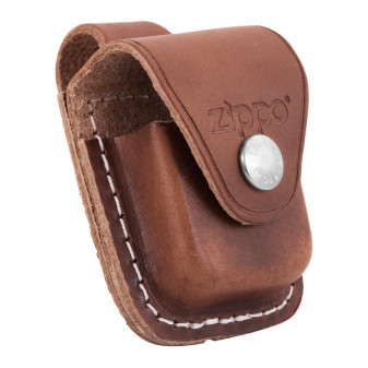 Custodia Zippo in Vera Pelle per Accendini mod. LPLB Marrone