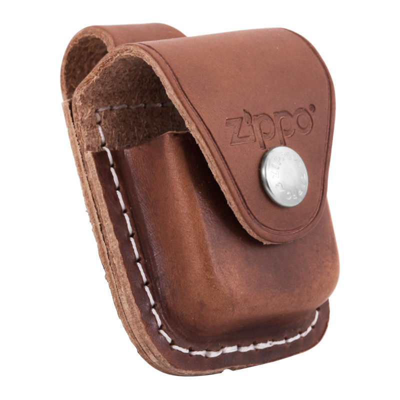 Custodia Zippo in Vera Pelle per Accendini mod. LPLB Marrone
