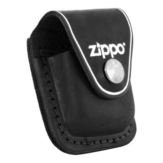 Custodia Zippo in Vera Pelle per Accendini mod. LPCBK Nera