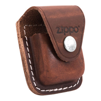 Custodia Zippo in Vera Pelle per Accendini mod. LPCB Marrone