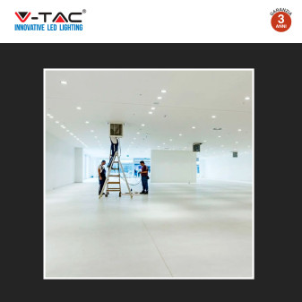 VT-933 Portafaretto Rotondo Bianco per GU10 GU5.3 V-Tac