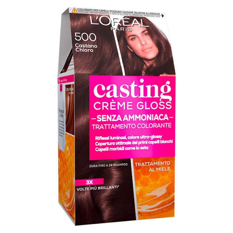 Tinta Capelli 500 Castano Chiaro L'Oréal Casting