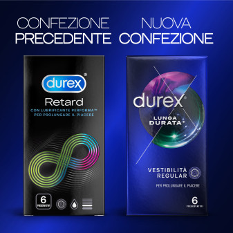 Durex Lunga Durata Preservativi Ritardanti Confezione da 6