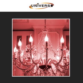 Lampadina LED E14 9W Candle C37 Candela Fiamma SMD Universo