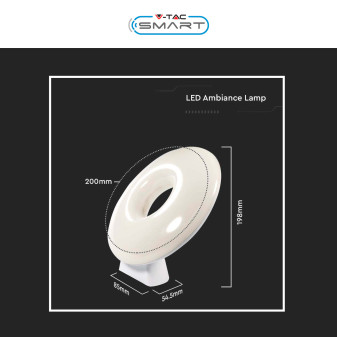 VT-5155 Lampada LED da Tavolo RGB+W CCT V-Tac Smart