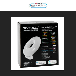 VT-5155 Lampada LED da Tavolo RGB+W CCT V-Tac Smart