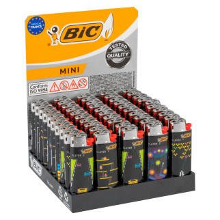 Bic Mini J25 Fantasia Gaming Addict 50 Accendini a Pietrina