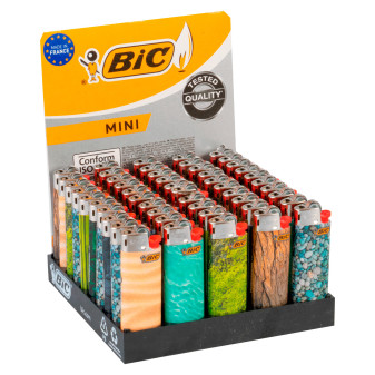 Bic Mini J25 Fantasia Feel The Nature Box 50 Accendini