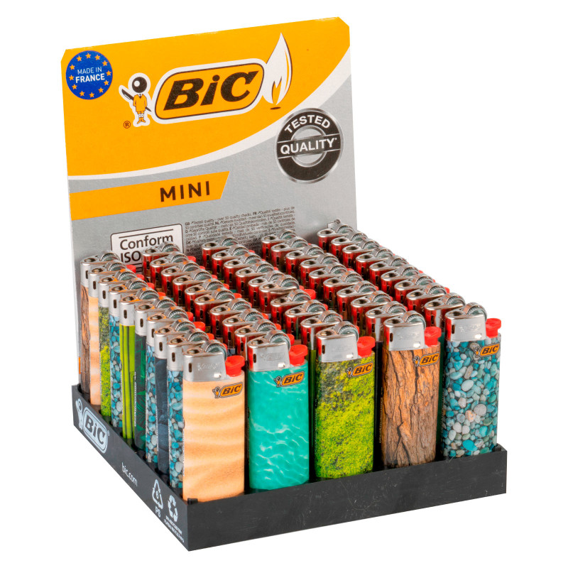 Bic Mini J25 Fantasia Feel The Nature Box 50 Accendini