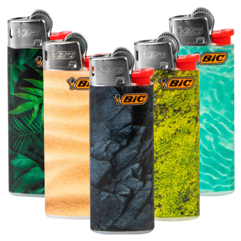 Bic Mini J25 Fantasia Feel The Nature 5 Accendini a Pietrina