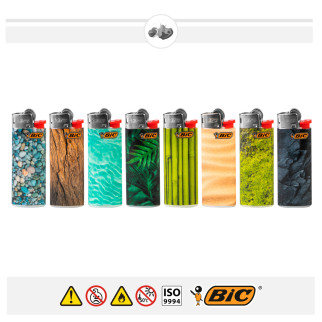 Bic Mini J25 Fantasia Feel The Nature 5 Accendini a Pietrina