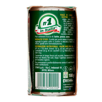 Star Il Mio Gran Ragù Classico Sugo Pronto Pomodoro e Carne Star