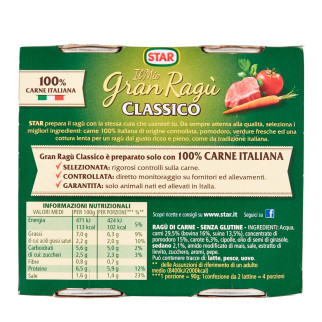 Star Il Mio Gran Ragù Classico Sugo Pronto Pomodoro e Carne Star