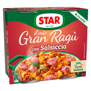Il Mio Gran Ragù Star con Salsiccia Sugo Pronto 2x100g