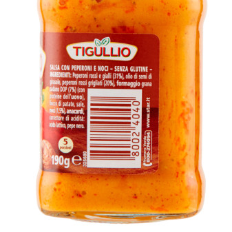 Tigullio Pesto Speciale Peperoni e Noci Vasetto da 185g Star