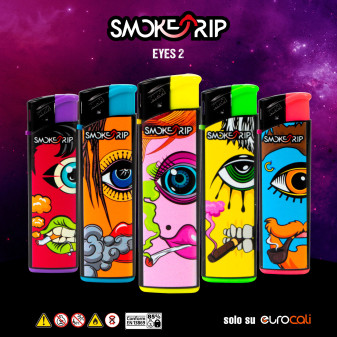 SmokeTrip Large Eyes 2 Serie da 5 Accendini Elettronici