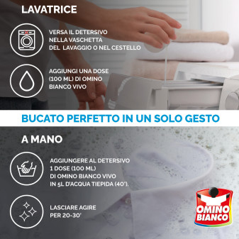 Bianco Vivo Additivo Extra Sbiancante 5in1 Omino Bianco