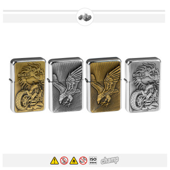 Champ Eagle & Bike - Box 12 Accendini Ricaricabili a Benzina