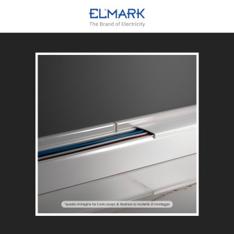 Elmark Canaline Passacavi 60x60 in Plastica Colore Bianco