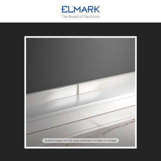 Elmark Canaline Passacavi 80x40 in Plastica Colore Bianco