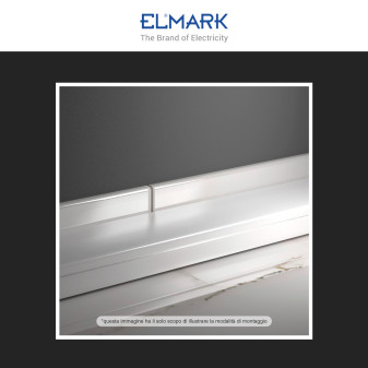 Elmark Canaline Passacavi 100x40 in Plastica Colore Bianco