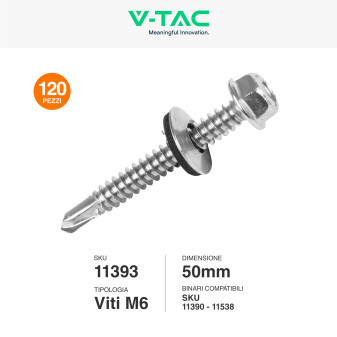 Kit Struttura Montaggio 8 Pannelli Solari Fotovoltaici V-Tac