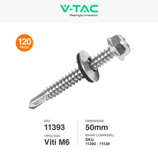 Kit Struttura Montaggio 8 Pannelli Solari Fotovoltaici V-Tac