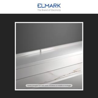 Elmark Canaline Passacavi 100x60 in Plastica Colore Bianco