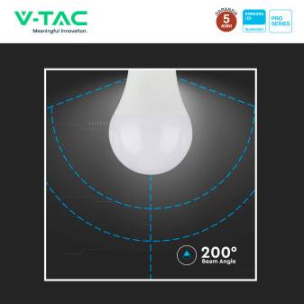 VT-210 Lampadina LED E27 8.5W Bulb A60 Goccia V-Tac Pro