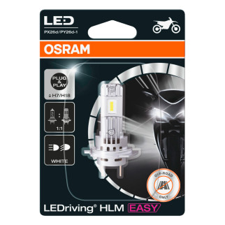 Osram LEDriving HLM Easy Moto LED 16.2W Fari 12V - Lampadina H7/H18