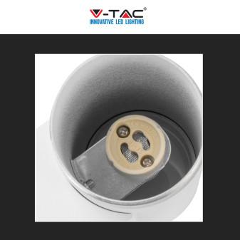 VT-11015 Porta Lampada da Muro per GU10 Applique IP54 V-Tac
