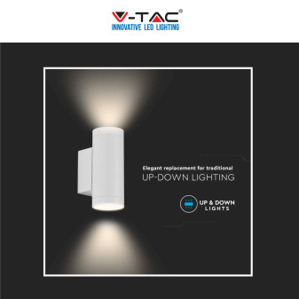 VT-11015 Porta Lampada da Muro per GU10 Applique IP54 V-Tac