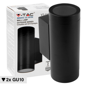 Porta Lampada da Muro per GU10 Applique IP54 V-Tac VT-11015