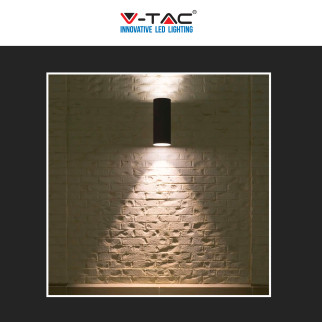 Porta Lampada da Muro per GU10 Applique IP54 V-Tac VT-11015