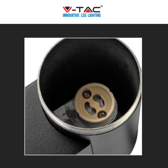Porta Lampada da Muro per GU10 Applique IP54 V-Tac VT-11015