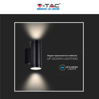 Porta Lampada da Muro per GU10 Applique IP54 V-Tac VT-11015