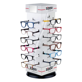 Espositore Zippo Girevole da Banco con 24 Occhiali da Lettura