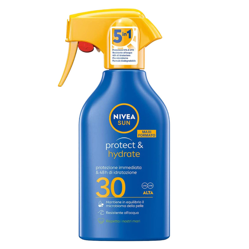 Protect & Hydrate Crema Solare Spray Idratante 48h SPF 30 Nivea Sun