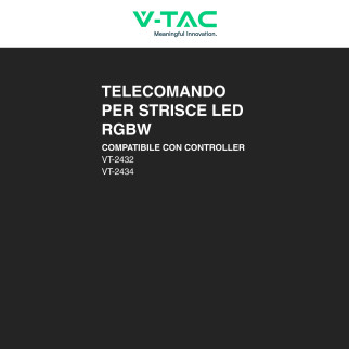Telecomando Touch Controller Strisce LED RGB V-Tac VT-2442