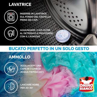 Additivo Smacchiante 5 Azioni IdroCaps Omino Bianco 10 Caps